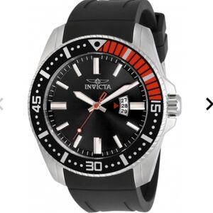 NEW Invicta Pro Diver Mens Watch (30742) 48mm  Stainles Steel Case, Black Band